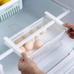 Fridge Storage Basket Expandable Fridge Storage Rack Tray Fridge Space Saver Food Organizer (Set Of 2Pcs) - Image 7