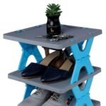 Multipurpose, Adjustable & Foldable 6 Layer Plastic Rack - Image 2