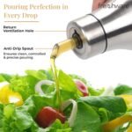 Stainless Steel Oil Dispenser 750 ml With Lid - Image 3