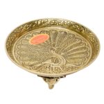 Brass Peacock Design Pin Tray  No-4