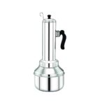 Stainless Steel Puttu  Maker with Steamer Plate |Traditional Puttu  with Lid & Stick - Image 2