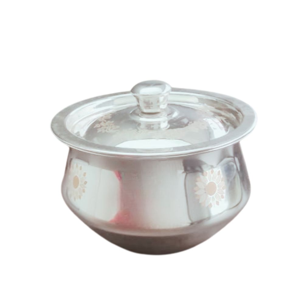 Stainless Steel Laser Handi Pot No-2