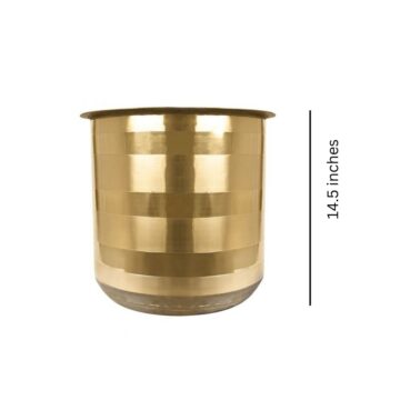 South India Traditional Brass Anda 3.5Kg - Image 2