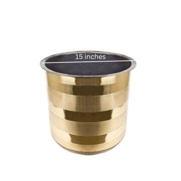 South India Traditional Brass Anda 3.5Kg - Image 3