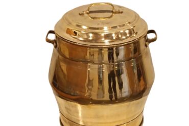 Traditional Brass Peepa Drum