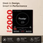Prestige PIC 3.1 V3, 2000 Watts Induction Cooktop - Image 2