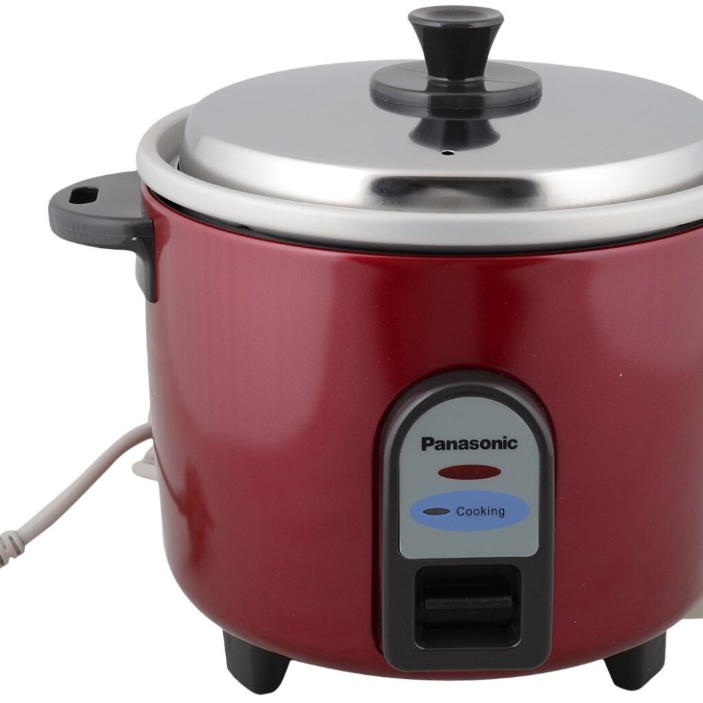Panasonic Electric Rice Cooker - Burgundy, 1 L Sr-Wa10E(Ge9), 1 Liter