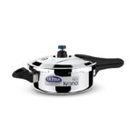 Ultra Triply Krono Pressure Cooker 3.5 Litre | Whistle Counter | Spillage Control | AISI 304 Food Grade Stainless Steel Cooker | 5 Years Warranty | Cooks Fast & Saves Gas | SCTS Technology