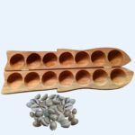 Traditional Wooden Pallanguzhi  With Sovi Box
