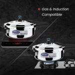 Ultra Triply Krono Pressure Cooker 3.5 Litre | Whistle Counter | Spillage Control | AISI 304 Food Grade Stainless Steel Cooker | 5 Years Warranty | Cooks Fast & Saves Gas | SCTS Technology - Image 4