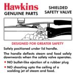 Hawkins Aluminium Safety Valve For All Hawkins Pressure Cookers From 1.5 Litre To 14 Litre, Black, Standard (BP SV), 14 Liter - Image 2