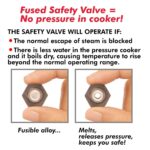 Hawkins Aluminium Safety Valve For All Hawkins Pressure Cookers From 1.5 Litre To 14 Litre, Black, Standard (BP SV), 14 Liter - Image 4