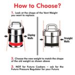 Hawkins Vent Weight Or Whistle for Stainless Steel and Stainless Steel Contura, Bigboy and Miss Mary Pressure Cooker, 1.5 Liter - Image 5