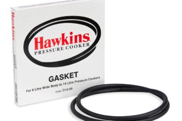 Hawkins D10-09 Pressure Cooker Gasket for 8-Liter Jumbo/10-Liter/12-Liter/14-Liter, Black