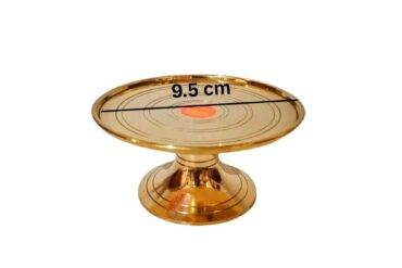 Brass Decorative Round Pooja Kamatshi Diya Stool (Stand)