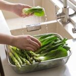 Stainless Steel Wire Mesh Basket, Rectangular, Kitchen Storage Organizer for Fruit, Vegetable Washing and Draining (Big) - Image 4