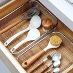 Stainless Steel Wire Mesh Basket, Rectangular, Kitchen Storage Organizer for Fruit, Vegetable Washing and Draining (Medium) - Image 4