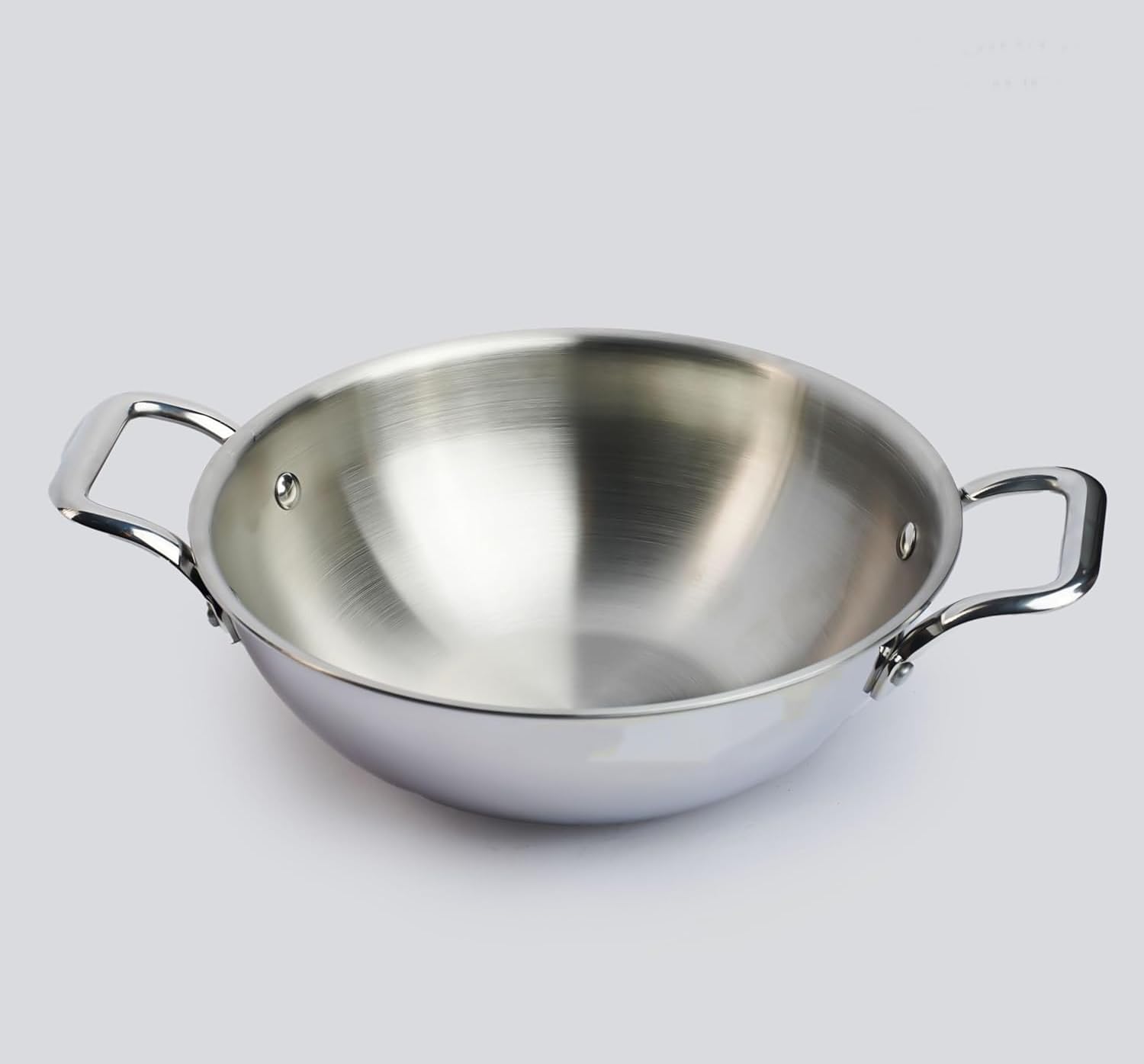 51ge0bSDNgL._SL1500_ Triply kadhai 26 cm Stainless Steel Even Heat Distribution Induction & Gas Compatible - Image 1