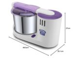 Ultra Grind+ Gold 2 Litre Table Top Wet Grinder - White | Fast Grinding Conical Stones, 150W Motor & 5 Years Warranty | AISI 304 Food-Grade SS Multi...