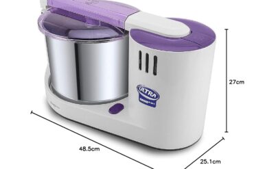 Ultra Grind+ Gold 2 Litre Table Top Wet Grinder - White | Fast Grinding Conical Stones, 150W Motor & 5 Years Warranty | AISI 304 Food-Grade SS Multi...