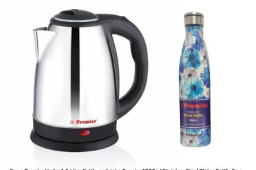 Premier Hydra Stainless Steel Electric Kettle with Stainless Steel Body  1.8 litre