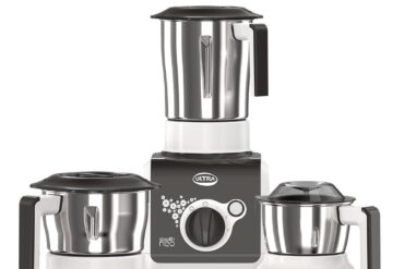 ULTRA Stealth neo MixerGrinder,750W,AISI304 Food Grade SS Jars &Blades,Serrated Stainless Steel Blades,Lesser noise,ABS Body,3Jars Small (0.5L),Medium (0.8L), Large(1.5L), 5Year Motor Warranty