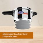 Ultra Duracook Junior Celebrations pack of 3.5L & 5.5L Pressurecooker,Gifting,SS304 FoodGrade,Interchangeable Lids,Frothcollector,Induction,3LayerCompositeBase,solid Bakelite handles,ISI,10Y Warranty - Image 6
