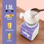 ULTRA Stealth neo MixerGrinder,750W,AISI304 Food Grade SS Jars &Blades,Serrated Stainless Steel Blades,Lesser noise,ABS Body,3Jars Small (0.5L),Medium (0.8L), Large(1.5L), 5Year Motor Warranty - Image 6