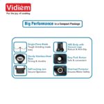 Vidiem Vita Spice 500 W Personal Blender/Mixer/Grinder/Smoothie Maker | 22000 RPM Aria CoolTec Motor | 3 Jars (500 ml + 250 ml jar & 300 ml SS Chutney Jar) | 3 Year Motor Warranty | Beyond Blending - Image 2