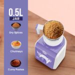 ULTRA Stealth neo MixerGrinder,750W,AISI304 Food Grade SS Jars &Blades,Serrated Stainless Steel Blades,Lesser noise,ABS Body,3Jars Small (0.5L),Medium (0.8L), Large(1.5L), 5Year Motor Warranty - Image 4