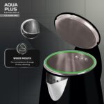 Havells Aqua Plus Electric Kettle 1.2 Litre, 1250 Watt | 304 Stainless Steel Inner Body | Cool Touch Body | Auto Shut-Off |Wider Mouth|2 Years Door Step Warranty by Havells (Black) - Image 4