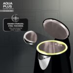 Havells Aqua Plus Electric Kettle 1.2 Litre, 1250 Watt | 304 Stainless Steel Inner Body | Cool Touch Body | Auto Shut-Off |Wider Mouth|2 Years Door Step Warranty by Havells (Black) - Image 7