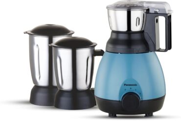 Panasonic Mixer Grinder For Kitchen MX-GN5003 TRIMAX Series Powerful 750W |3 Jars Stainless Steel Multipurpose Chutney-Mill-& Blender Jars| Warranty 2 Years on Product & 5 Years on Motor (Blue)