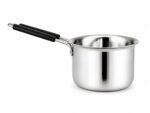 Stainless Steel Sauce Pan, Tea Pan, Milk Pan Heavy Gauge 500ml Capacity (Induction and Gas Stove Friendly)