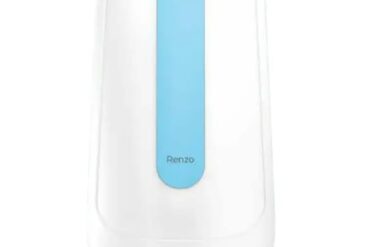 Havells Renzo 3L Instant Water Heater(Geyser)| Temp. Sensing LED Indicator| Rust & Shock Proof Body| ISI Marked|Warranty: 5 year on Inner Tank| High Rise Compatible (White Blue)