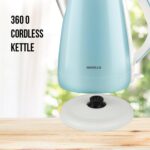 Havells Aqua Plus Electric Kettle 1.2 Litre, 1250 Watt | 304 Stainless Steel Inner Body | Cool Touch Body | Auto Shut-Off |Wider Mouth|2 Years Door Step Warranty by Havells (Blue) - Image 3