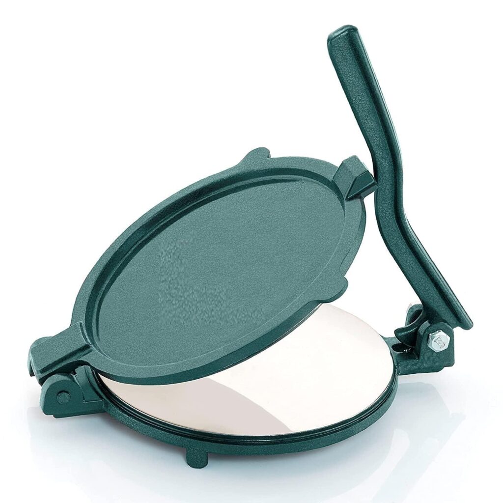 Iron Manual Puri & Roti Maker Press | Hand Operated Chapati, Poori, Tortilla & Khakhra Press | Heavy Duty Dough Press Kitchen Tool