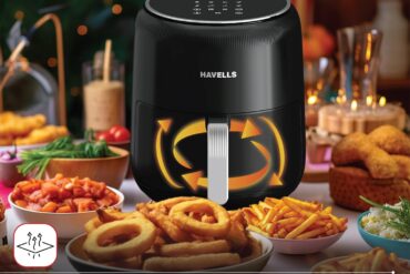 Havells Prolife Neo Air Fryer1500W| 4.5 L | Digital Air Fryer| 8 Pre-Sets| Aerocrisp Technology| 85% Less Oil Use| 60-Min Timer| 2Yr Door Step Warranty by Havells | Air-Fryer for Home Kitchen