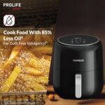 Havells Prolife Neo Air Fryer1500W| 4.5 L | Digital Air Fryer| 8 Pre-Sets| Aerocrisp Technology| 85% Less Oil Use| 60-Min Timer| 2Yr Door Step Warranty by Havells | Air-Fryer for Home Kitchen - Image 5
