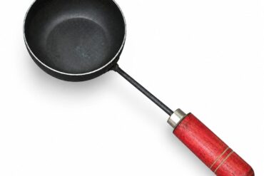 Iron Thalippu Karandi with Wooden Handle