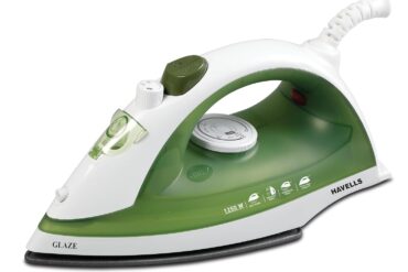 Havells Glaze 1250 Watts Steam Iron with Self Cleaning Function|Vertical & Horizontal Ironing|170 ml Tank for Longer Ironing|High Steaming Rate Upto 12 gm/min|2 Years Door Step Warranty by Havells