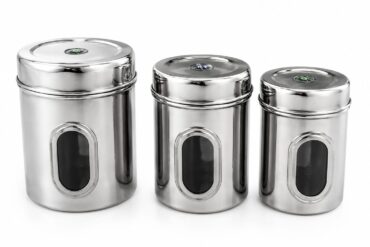 Stainless Steel Sampadam Set of 3 pcs