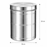 Stainless Steel Mill Deep Dabba - Image 2