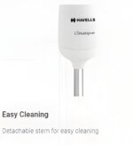 Havells Classique- S Low Noise 300 watt Hand Blender with Detachable Stainless Steel Stem, Double Bush,Copper Motor & 2 Years Warranty(Violet and white) - Image 2