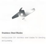 Havells Classique- S Low Noise 300 watt Hand Blender with Detachable Stainless Steel Stem, Double Bush,Copper Motor & 2 Years Warranty(Violet and white) - Image 3
