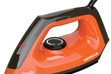 Havells Aquilla Dry Iron, Orange/Black, 1000 Watts