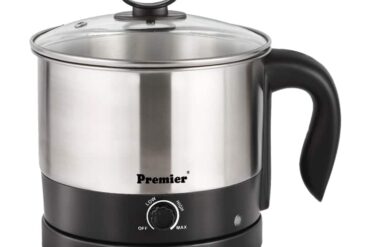 Premier Electric Stainless Steel Multi Kettle Stew 1.2l 600w Ek4814 - Versatile Cooking With Accessory, Compact Design For Modern Kitchens, Easy To Use, Lightweight Kettle Stew